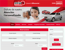 Tablet Screenshot of amigoscarental.net